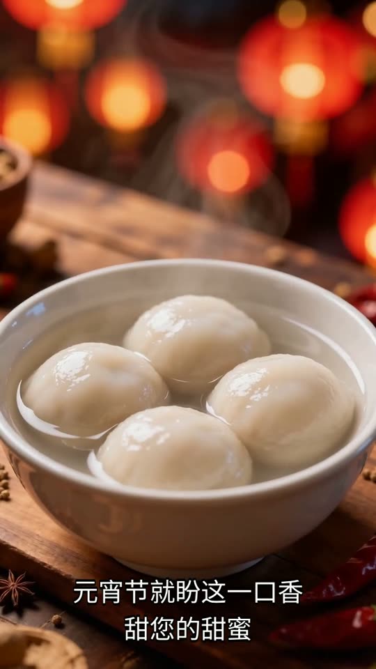 元宵汤圆·红灯笼广告